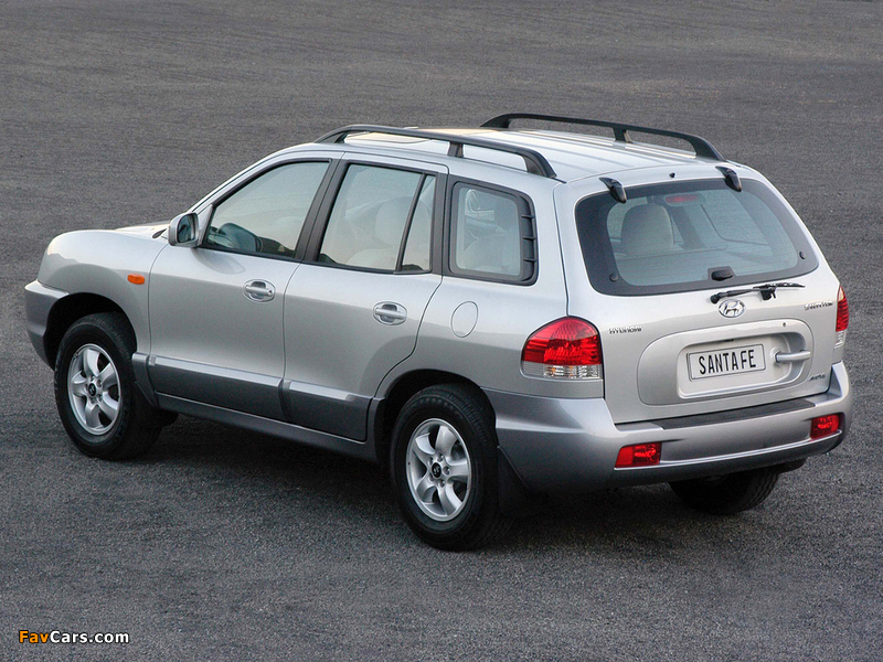 Pictures of Hyundai Santa Fe ZA-spec (SM) 2005–06 (800 x 600)