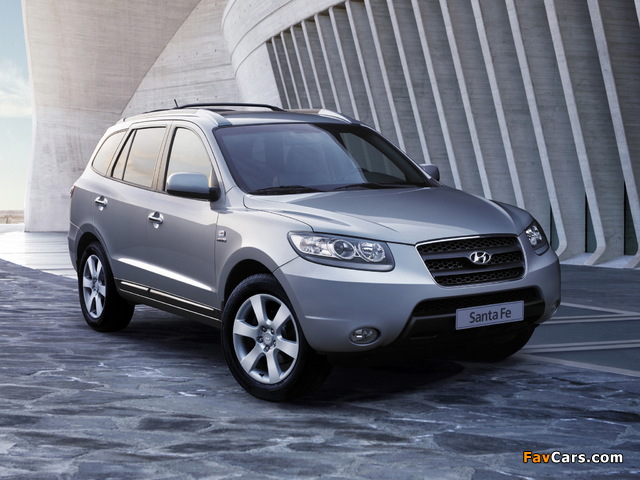 Pictures of Hyundai Santa Fe (CM) 2005–09 (640 x 480)