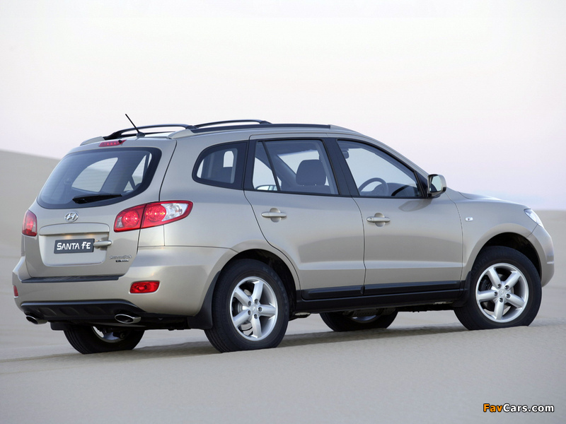 Pictures of Hyundai Santa Fe AU-spec (CM) 2006–09 (800 x 600)