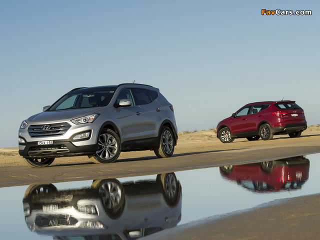 Pictures of Hyundai Santa Fe AU-spec (DM) 2012 (640 x 480)