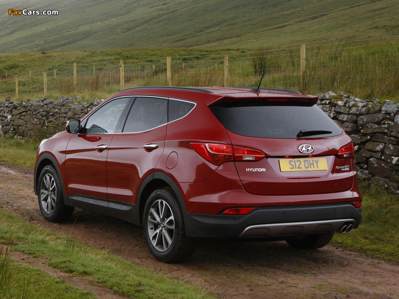 Pictures of Hyundai Santa Fe UK-spec (DM) 2012 (800 x 600)