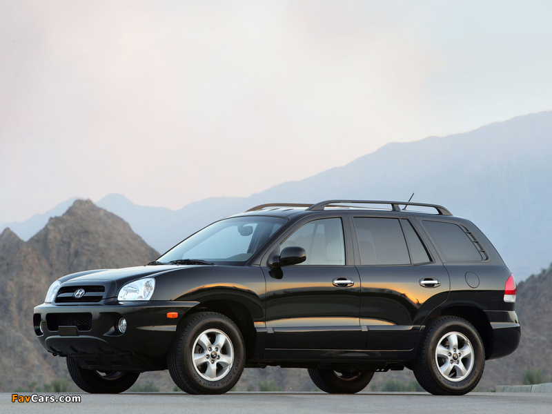Pictures of Hyundai Santa Fe US-spec (SM) 2004–06 (800 x 600)