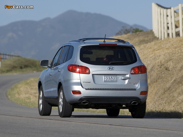 Pictures of Hyundai Santa Fe US-spec (CM) 2006–09 (640 x 480)