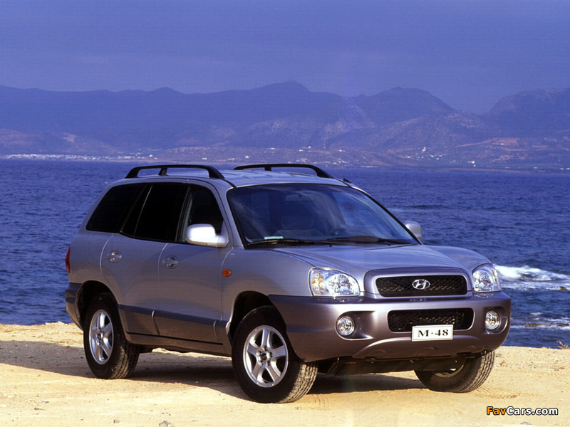 Hyundai Santa Fe (SM) 2000–04 wallpapers (800 x 600)