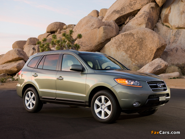 Hyundai Santa Fe US-spec (CM) 2006–09 wallpapers (640 x 480)