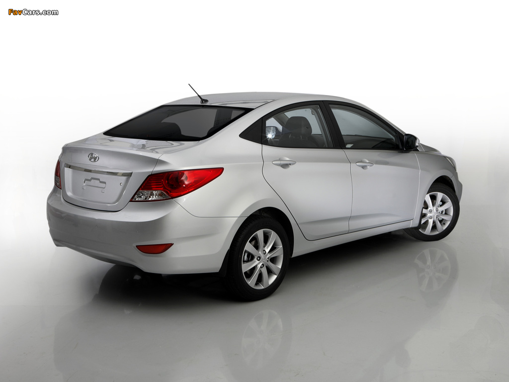 Hyundai Solaris (RB) 2010 wallpapers (1024 x 768)