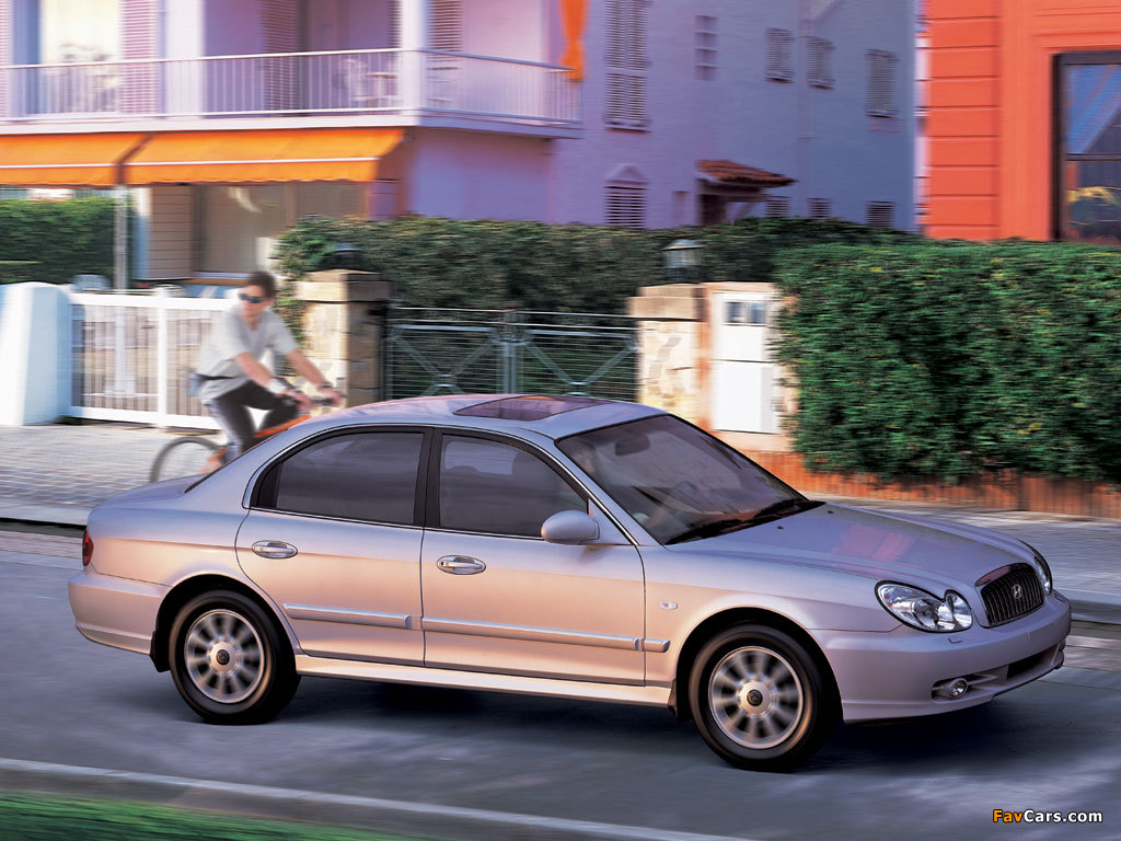 Hyundai Sonata (EF) 2001–04 pictures (1024 x 768)