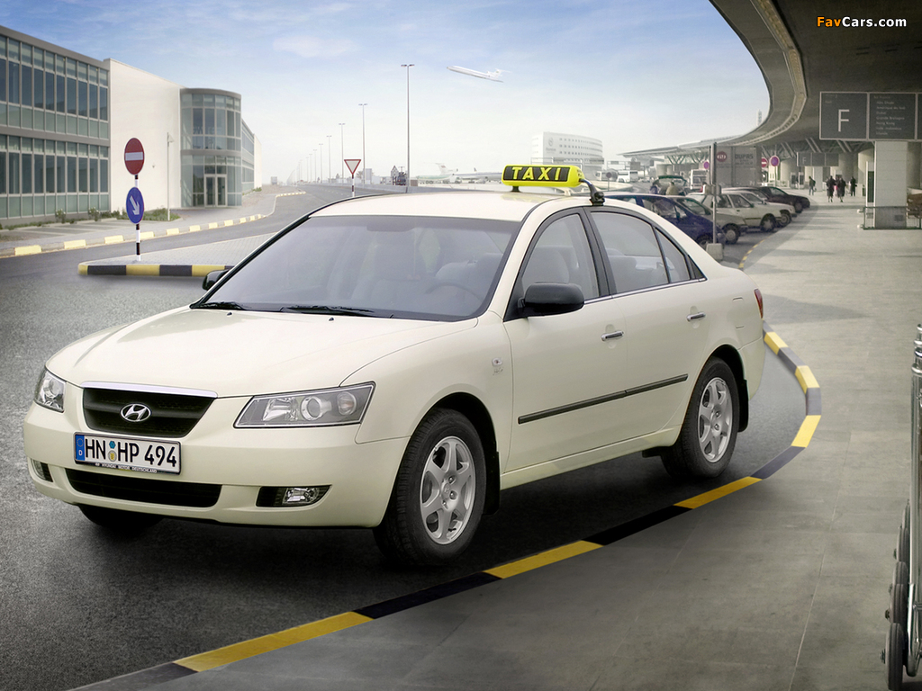 Hyundai Sonata Taxi (NF) 2004–07 images (1024 x 768)