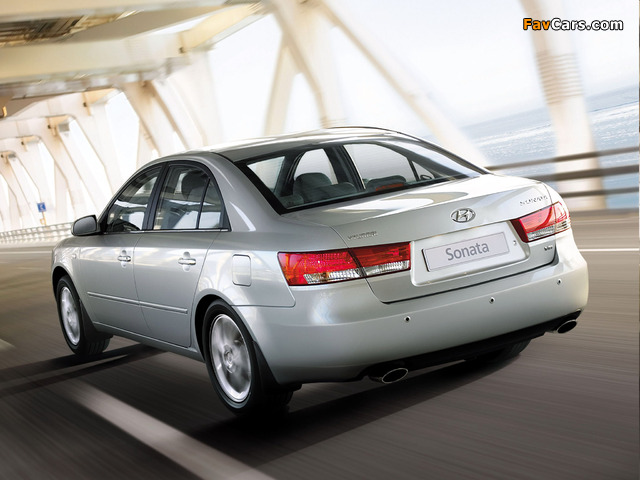 Hyundai Sonata (NF) 2004–07 pictures (640 x 480)