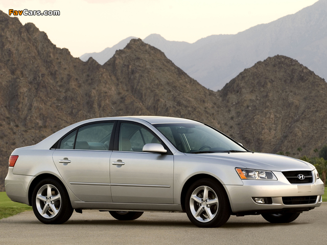 Hyundai Sonata US-spec (NF) 2005–08 images (640 x 480)