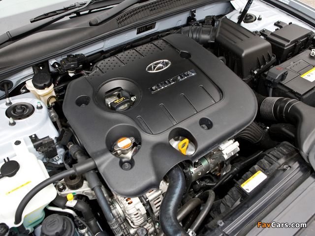 Hyundai Sonata UK-spec (NF) 2007–09 pictures (640 x 480)