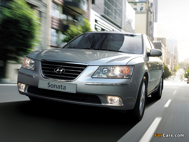 Hyundai Sonata (NF) 2007–09 wallpapers (640 x 480)