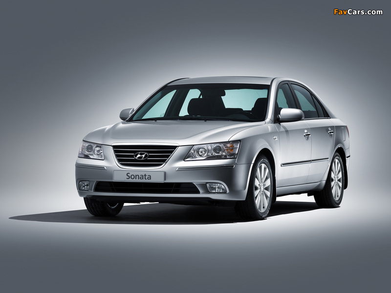 Hyundai Sonata (NF) 2007–09 wallpapers (800 x 600)