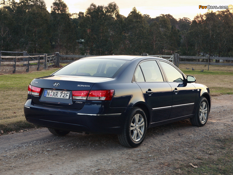 Hyundai Sonata AU-spec (NF) 2008–10 photos (800 x 600)