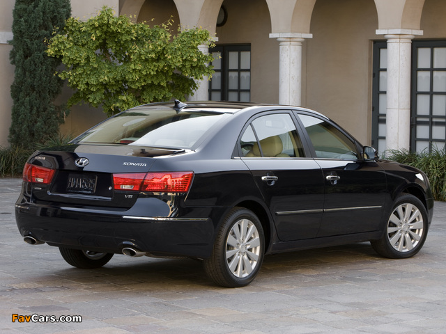 Hyundai Sonata US-spec (NF) 2008–10 photos (640 x 480)