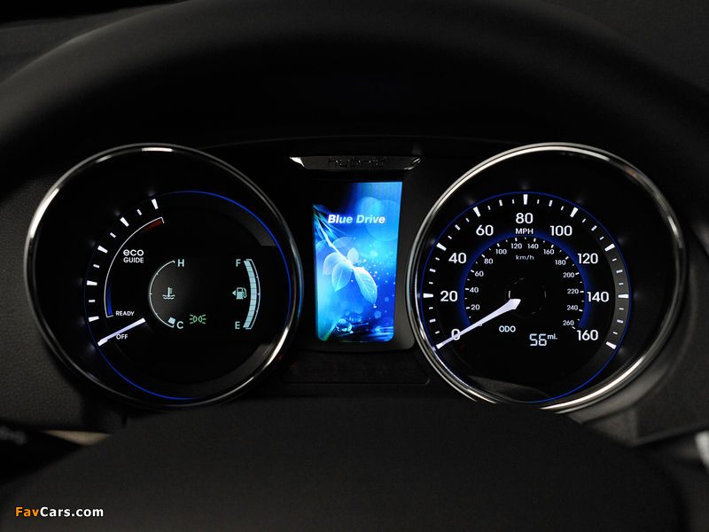 Hyundai Sonata Blue Drive US-spec (YF) 2010 images (800 x 600)