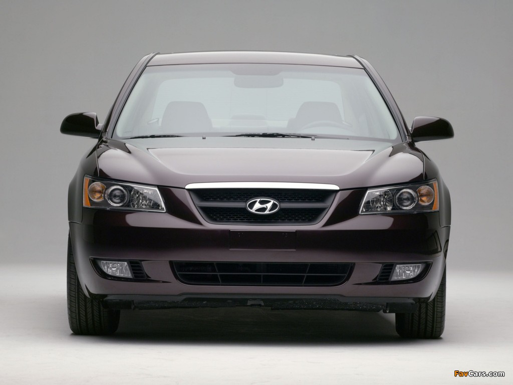 Images of Hyundai Sonata US-spec (NF) 2005–08 (1024 x 768)