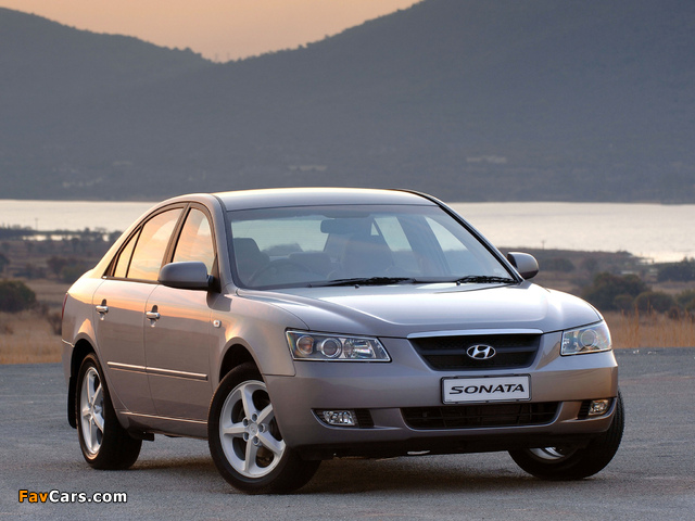 Photos of Hyundai Sonata ZA-spec (NF) 2005–07 (640 x 480)