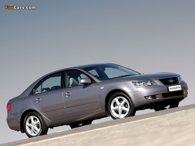 Photos of Hyundai Sonata ZA-spec (NF) 2005–07 (640 x 480)