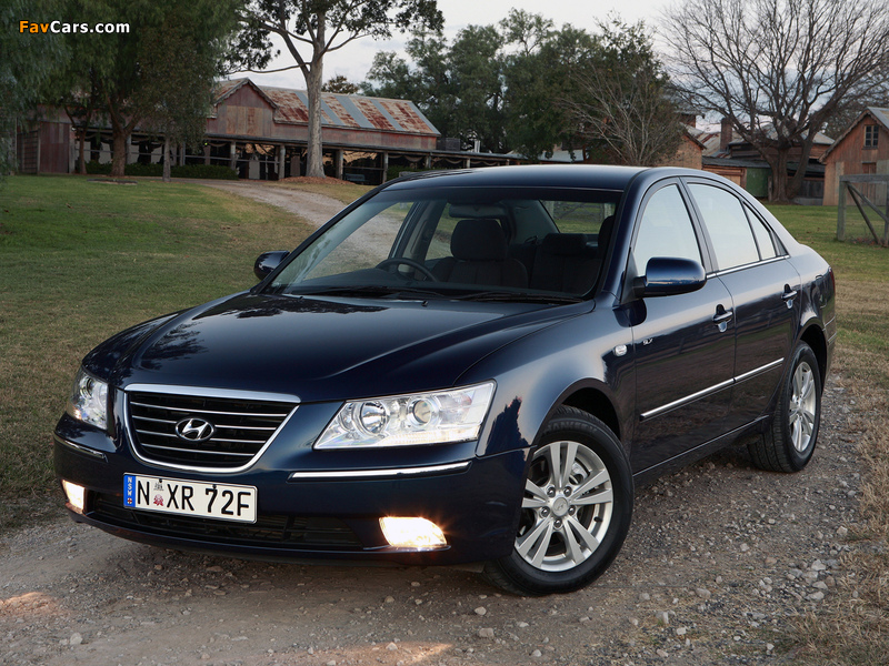 Photos of Hyundai Sonata AU-spec (NF) 2008–10 (800 x 600)