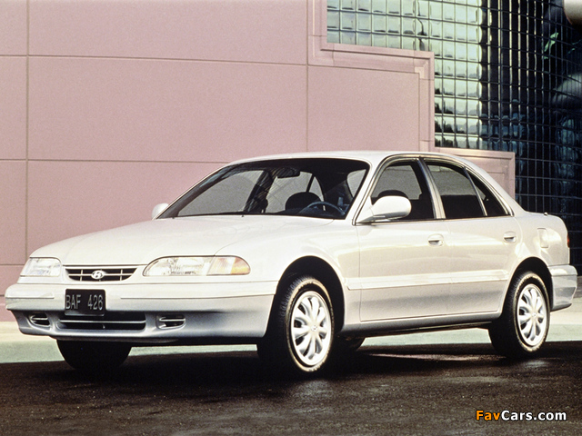 Hyundai Sonata US-spec (Y3) 1993–96 wallpapers (640 x 480)