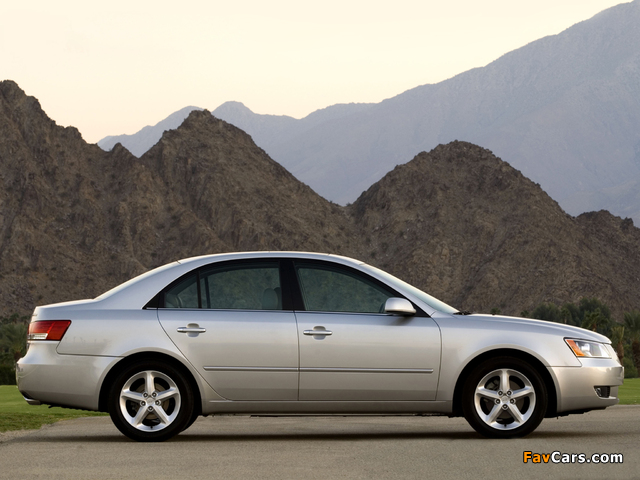 Hyundai Sonata US-spec (NF) 2005–08 wallpapers (640 x 480)