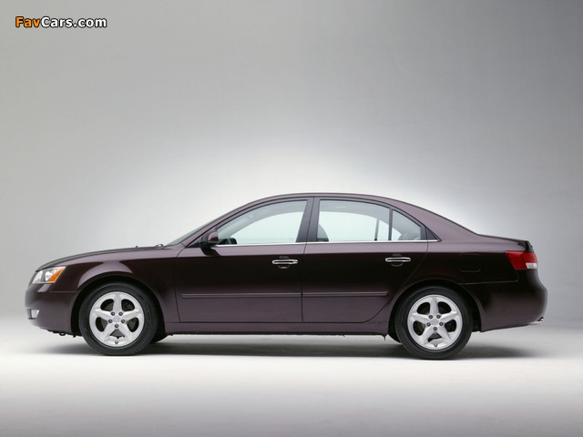 Hyundai Sonata US-spec (NF) 2005–08 wallpapers (640 x 480)