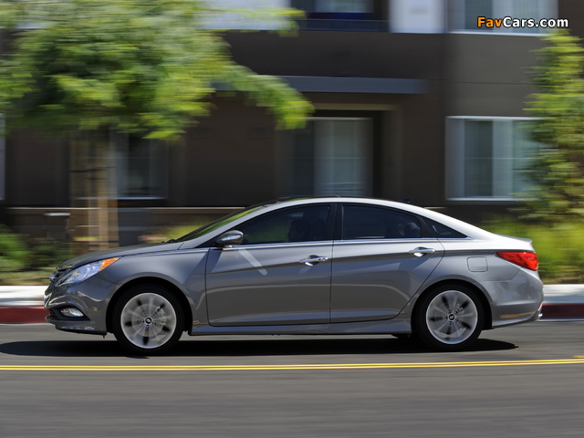 Hyundai Sonata US-spec (YF) 2013 wallpapers (640 x 480)