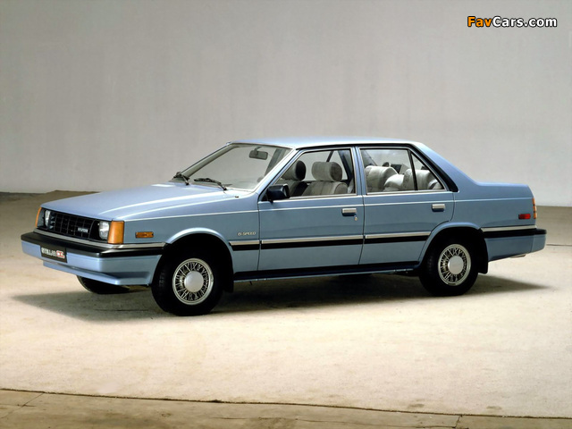 Hyundai Stellar CXL 1984–88 pictures (640 x 480)