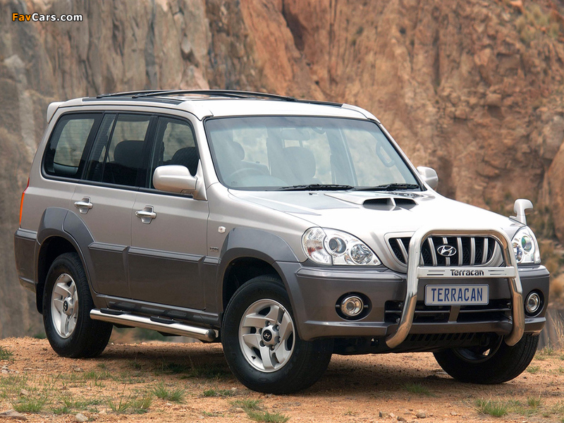 Photos of Hyundai Terracan ZA-spec 2003–04 (800 x 600)