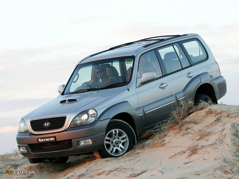 Photos of Hyundai Terracan AU-spec 2004–07 (800 x 600)