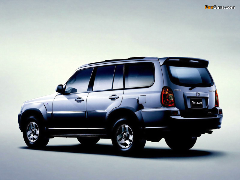 Pictures of Hyundai Terracan 2001–04 (800 x 600)