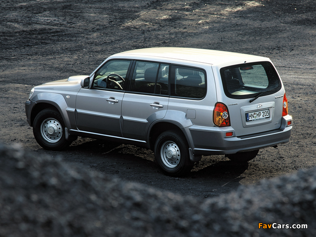 Pictures of Hyundai Terracan 2001–04 (640 x 480)