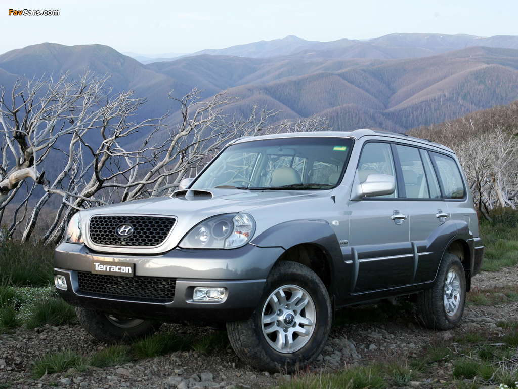 Pictures of Hyundai Terracan AU-spec 2004–07 (1024 x 768)