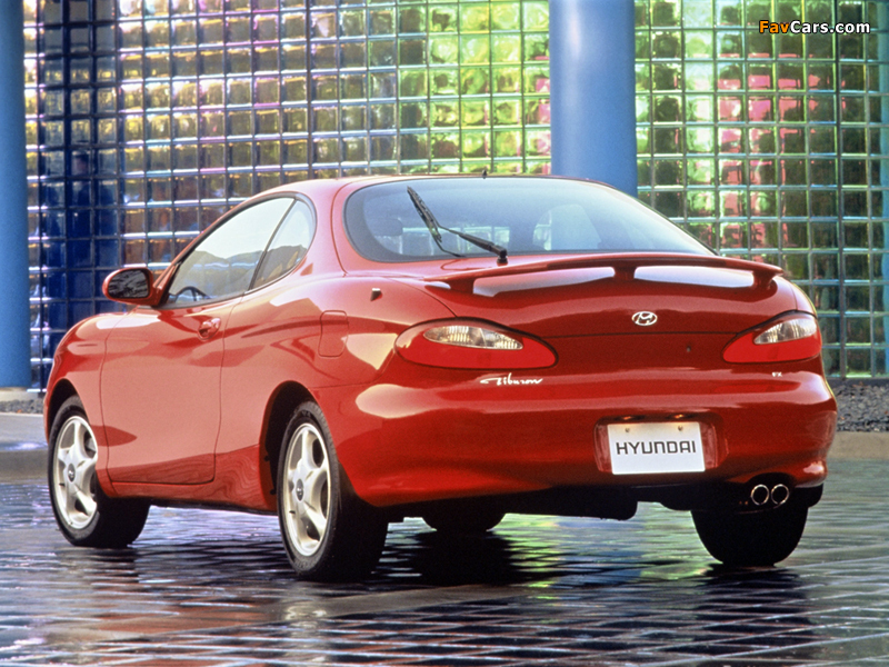 Pictures of Hyundai Tiburon (RC) 1996–99 (800 x 600)
