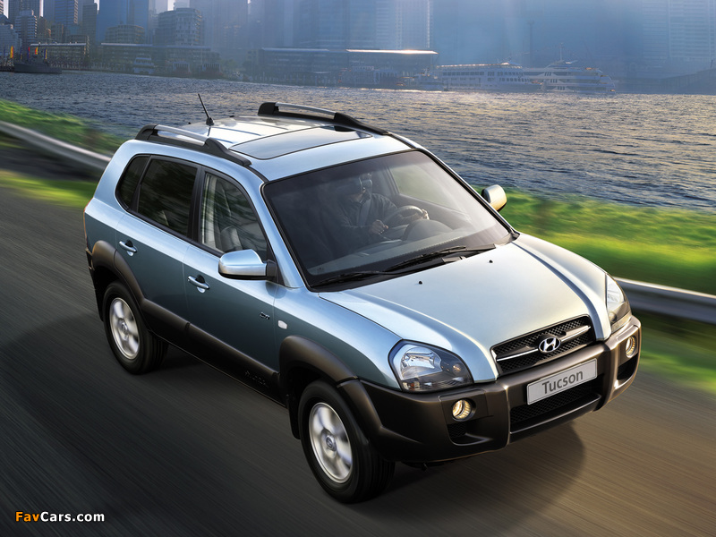 Hyundai Tucson 2004–09 pictures (800 x 600)