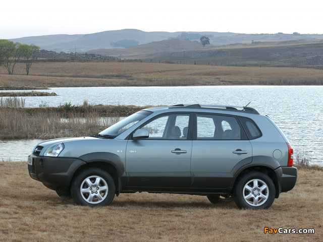 Hyundai Tucson ZA-spec 2004–11 pictures (640 x 480)