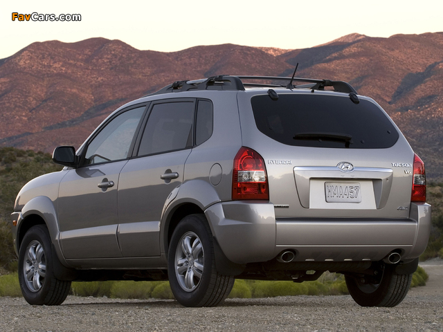 Hyundai Tucson US-spec 2005–09 photos (640 x 480)