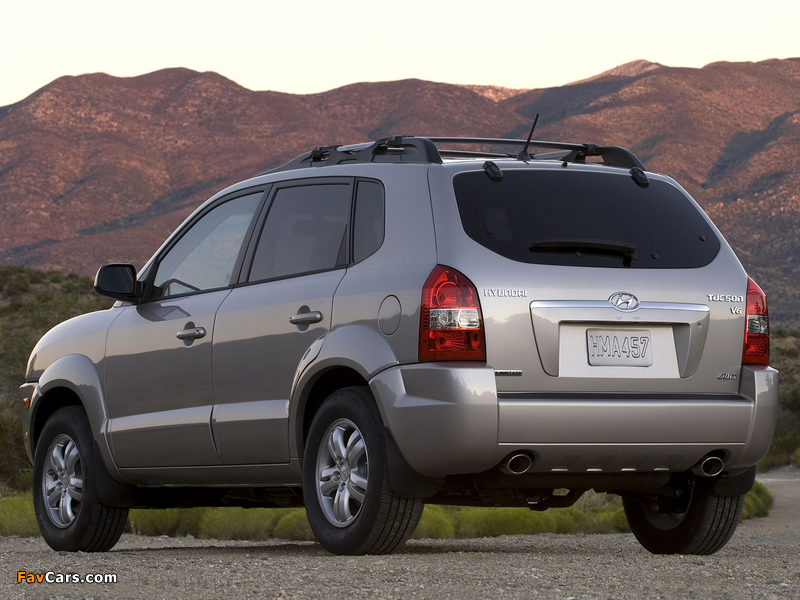 Hyundai Tucson US-spec 2005–09 photos (800 x 600)