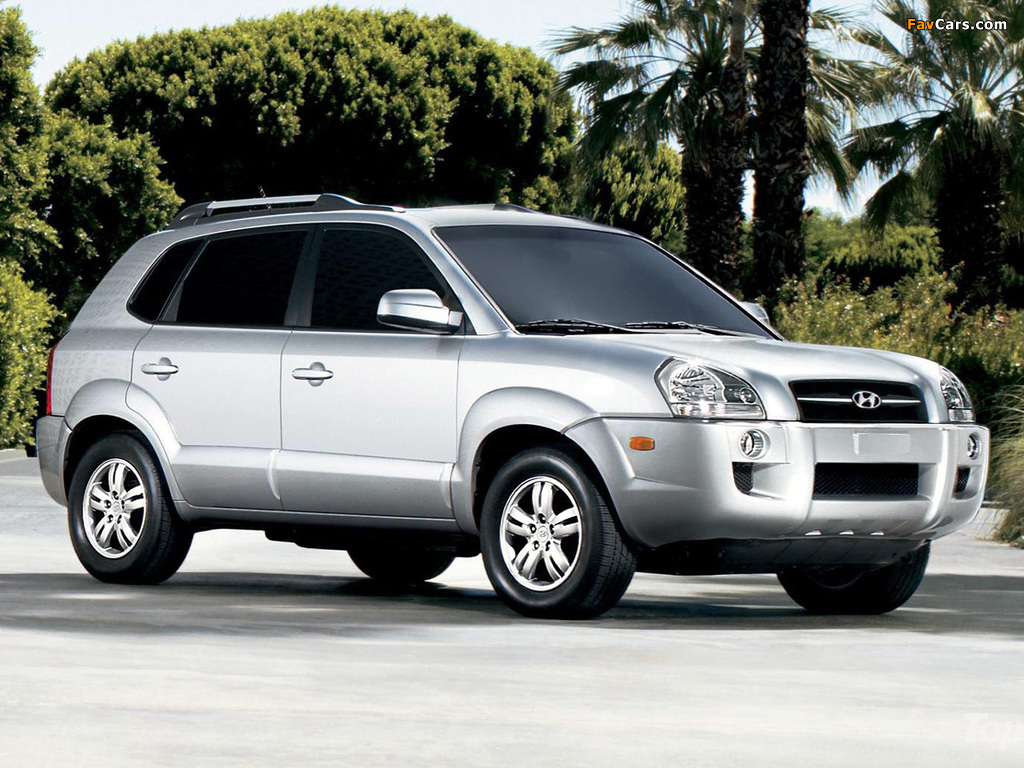 Hyundai Tucson US-spec 2005–09 pictures (1024 x 768)