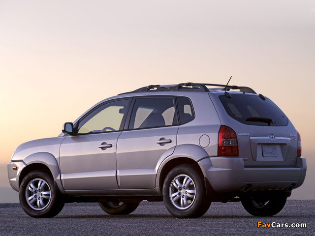 Hyundai Tucson US-spec 2005–09 pictures (640 x 480)