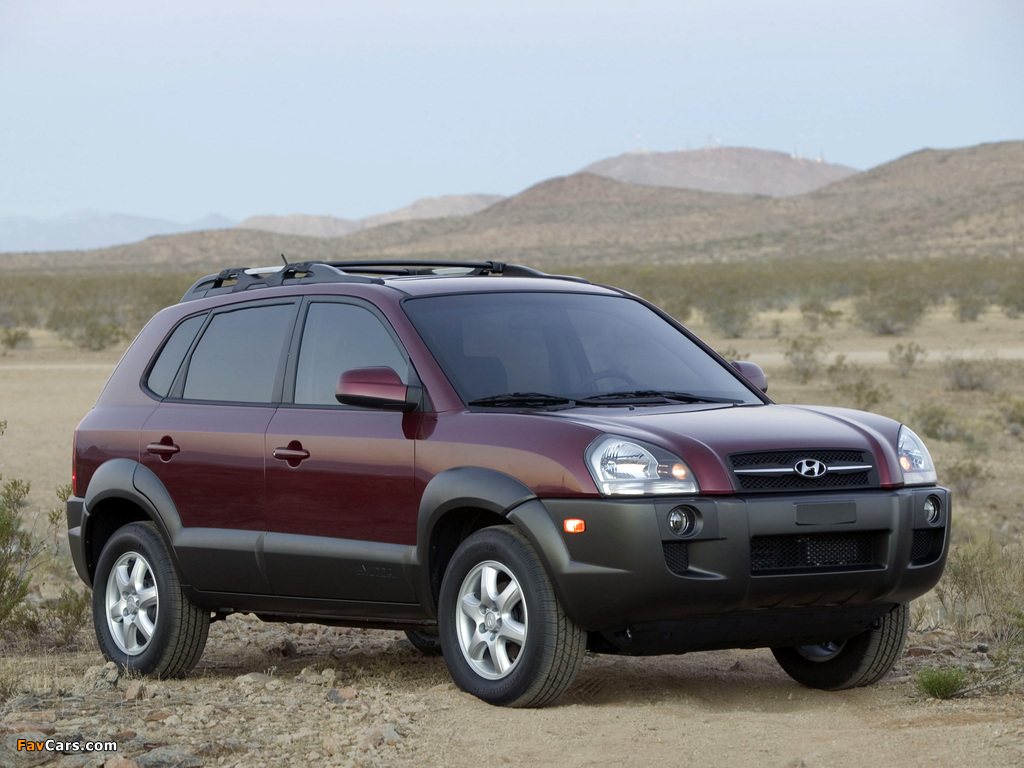 Hyundai Tucson US-spec 2005–09 wallpapers (1024 x 768)