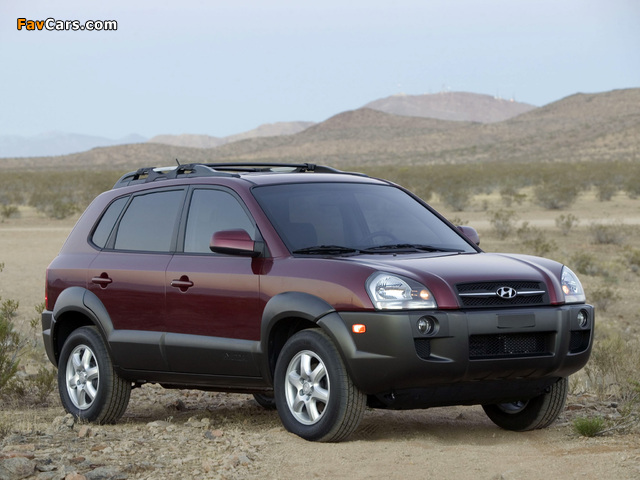 Hyundai Tucson US-spec 2005–09 wallpapers (640 x 480)