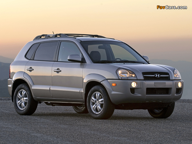 Hyundai Tucson US-spec 2005–09 wallpapers (640 x 480)