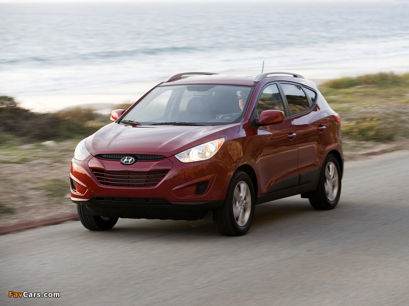 Hyundai Tucson US-spec 2010 wallpapers (800 x 600)