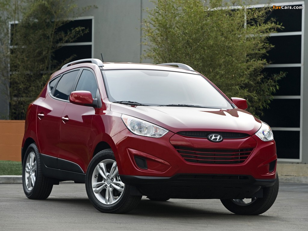 Hyundai Tucson US-spec 2010 wallpapers (1024 x 768)