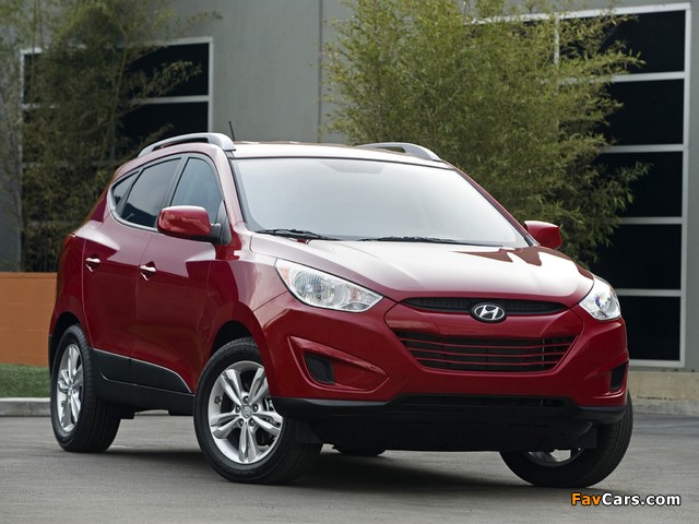 Hyundai Tucson US-spec 2010 wallpapers (640 x 480)