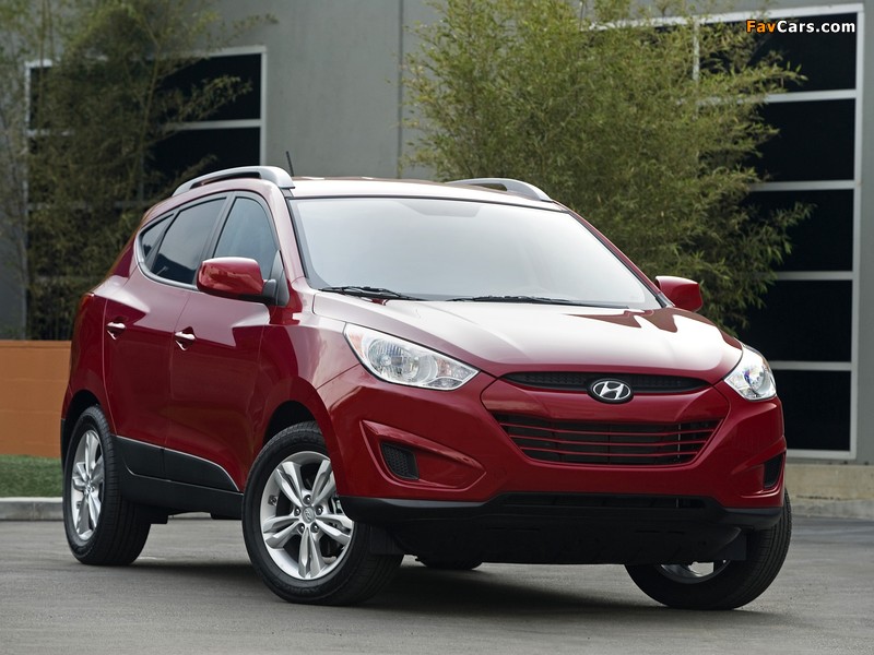 Hyundai Tucson US-spec 2010 wallpapers (800 x 600)