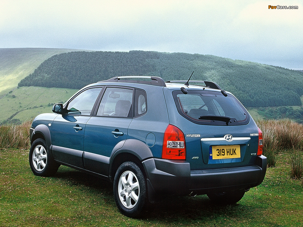 Images of Hyundai Tucson UK-spec 2005–09 (1024 x 768)