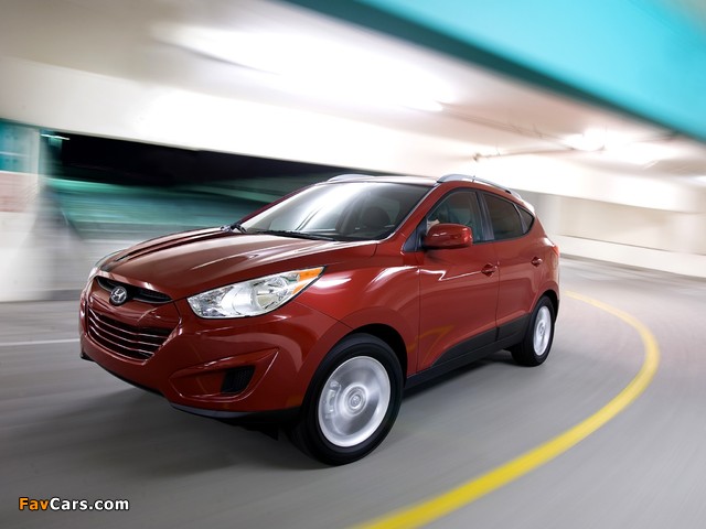 Hyundai Tucson US-spec 2010 wallpapers (640 x 480)